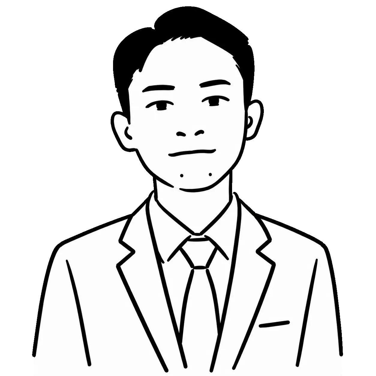 Ilustrasi potret Rendi